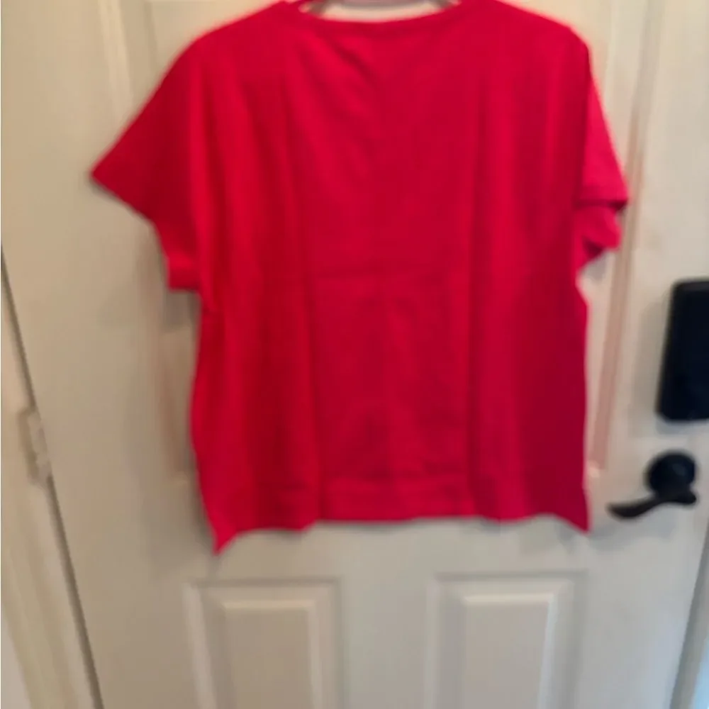 J. Crew Pink Girlfriend Short Sleeve T-Shirt